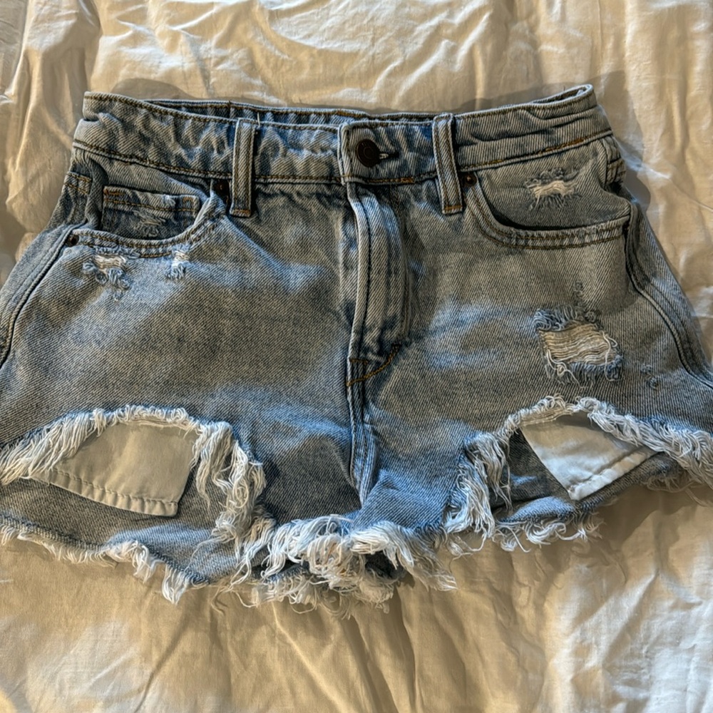 Hidden Cut-Off Jean Shorts
